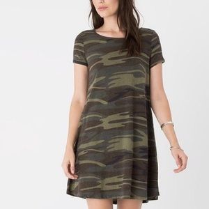A supply green camo dress